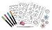Creativity for Kids Color-in Glitter Tattoos - 60+ Temporary Tattoo Designs