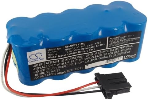 2800mAh Battery for Nihon Kohden ECG-1350, ECG-1350A, ECG-1350C, ECG-1350K, ECG-1350PECG-2320, ETC-5521k, TEC-5500