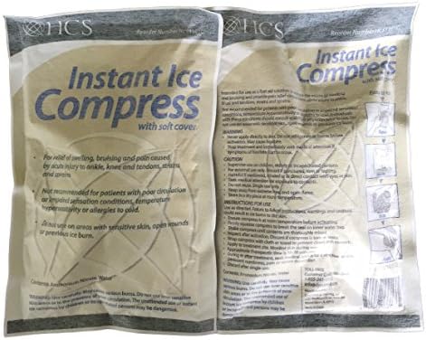 HCS Instant Ice Compress, 24 Per Case, 6" L x 9" W