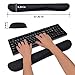 Ledinus Memory Foam Wrist Rest Pad and Mouse Wrist Rest Support Cushion for Working Gaming with Microfiber Cleaning Cloth - Durable & Non-slip & Comfortable & Lightweight For Easy Typing & Pain Relief