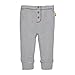 Burt's Bees Baby Unisex Baby Bodysuit & Pant Set, 100% Organic Cotton, Charcoal Classic Stripe, 18 Months