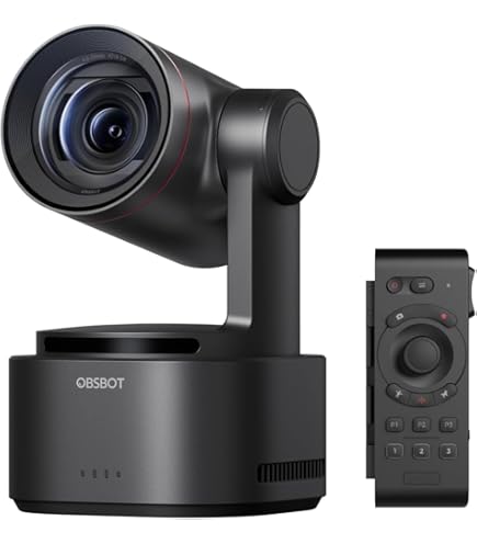 OBSBOT Tail Air ストリーミング PTZ リモート IP カメラ Amazon.com: OBSBOT Tail 2 PTZR 4K 60FPS Live Camera, AI Tracking
