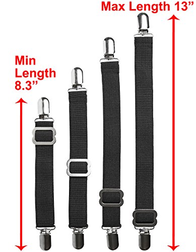 5 PCS+Elastic+Adjustable+Sheet+Holders