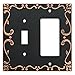 Franklin Brass W35075-VBC-C Classic Lace Decorator Wall Switch Plate/Cover, Bronze with Copper Highlights