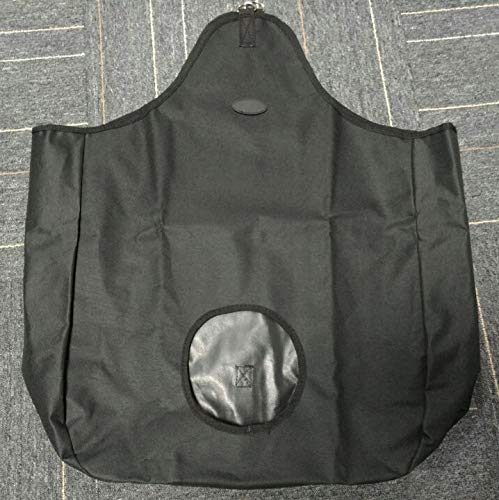 NRTFE Slow Feed Horse Hay Bag Pouch with D Rings Canvas Tote for Horses Goats Alpacas,29" Large Bag