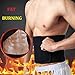 bC BimeTALliC CAble Waist Trimmer Belt Slimmer Kit, Weight Loss Wrap, Stomach Fat Burner, Low Back and Lumbar Support with Sauna Suit Effect, Best Abdominal Trainer, Black