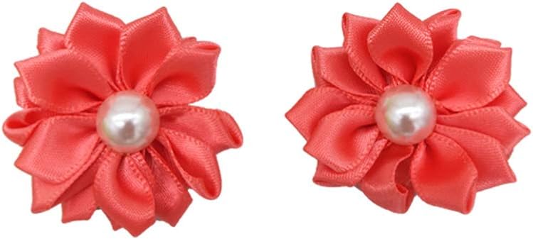40pcs Dog Hair Bows Cute Flowers Rubber Bands Dog Bows for Holidays Pet Dog Grooming Bows Supplies Dog Hair Accessories (Mixed Color) - Image 5