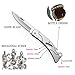 SMTENG mini Multi-function folding knife with bottle opener，pocket knife，high carbon stainless steel folding pocket knife，easy to everyday carry small knife