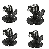Camera Bracket Mount Pack of 4 Metal Outdoor/Indoor Use Security Bracket for Oculus Rift Sensor CCTV Suvellicance System