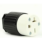 Superior Electric YGA022F Straight Electrical Receptacle 3 Wire, 20 Amps, 250V, NEMA 6-20R