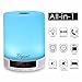 LED Wireless Speaker,ELEGIANT Portable Wireless Speaker,LED Bedside Table Lamp,Dimmable Night Light with Touch Control,Alarm Clock, Hands-Free Speakerphone with Mic,TF Card Function