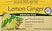 Bigelow Lemon Ginger Probiotics Herbal Tea (Pack of 4)