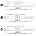 Fullmosa 18mm Leather Watch Band with Stainless Metal Clasp Compatible with Garmin Vivoactive 4S/Vivomove 3S/Active S/Venu 2S/Move 3S, Fossil gen 4/5,Brown+Rose Gold Buckle
