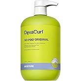 DevaCurl No-Poo Original Non-Lathering Cleanser for Rich Moisture | Non-Stripping | Hydrates Curls | All Curl Types