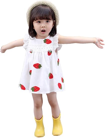 Amazon Yunping 女の子 ワンピース 子供服 ガールズ 刺繍 キッズ ドレス 可愛い 発表会 通学 通園 お出かけ プリンセスドレス 入学式 ふんわり服 お姫様風 コットン 刺繍 ワンピース チュニック 通販