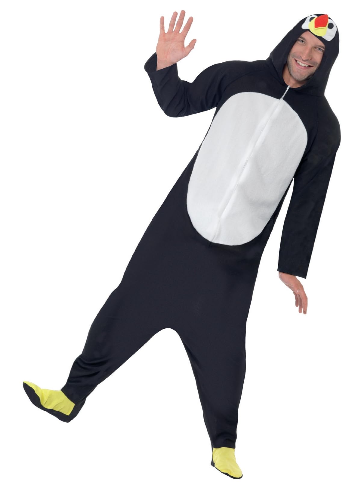 Smiffys Penguin Costume, XL - Size 46 -48 , Black