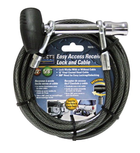 Reese Towpower 7031600 Steel Cable and Receiver Lock - Thumbnail 2