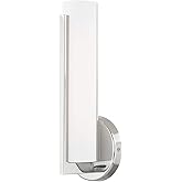 Livex Lighting 10W LED Polished Chrome ADA Wall Sconce