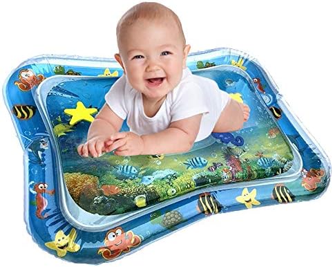 Zeshlla Essential, Inflatable Tummy Time Advanced Water Mat Baby and Toddler Perfect Entertainment Time Game Activity Center Your Baby's Exciting Growth