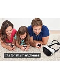 VR Headset   Gafas de realidad virtual de VR WEAR 3D VR para iPhone 6 7 8 Plus X y S6 S7 S8 Note y otros smartphones Android con pantallas de 4,5 6,5"   Matrix
