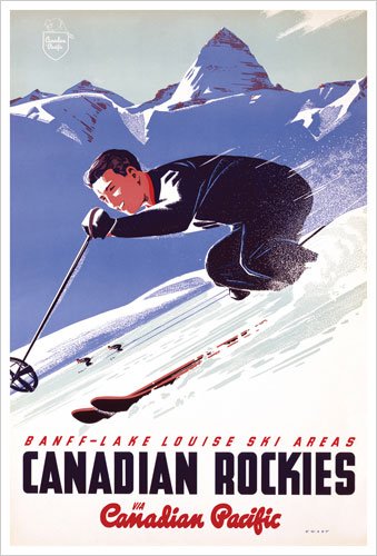 EuroGraphics CP Rail Lake Louise Ski Area 1000 Piece Puzzle