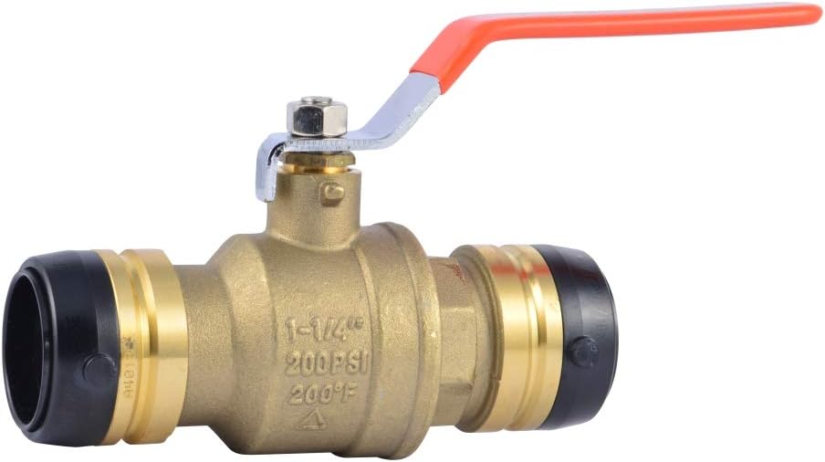 SharkBite UXLBV35, 1-1/4", Brass