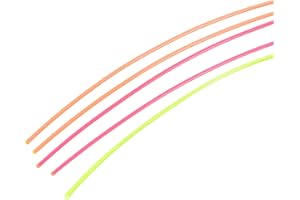 MECCANIXITY Fiber Optic Rods PMMA 0.75mmx20cm for Sight Filament Red, Green, Orange 1 Set Pack of 5