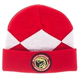 Power Rangers Costume Beanie Hat (Red Ranger), One Size