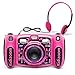 VTech Kidizoom Duo 5.0 Deluxe Digital Selfie Camera with MP3 Player & Headphones, Pink primary