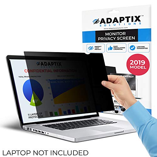 Apple MacBook Compatible – 17″ Privacy Screen for MacBook Pro – Anti-Glare, Anti-Scratch, Blocks 96% UV – Blue Light Screen Filter Protector by Adaptix [Early 2009-Late 2011] (APSMP17)