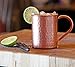 Inspired Basics Solid Moscow Mule Copper Mug Hammered Type Moscow Mule Mug 16 Oz with No Lining
