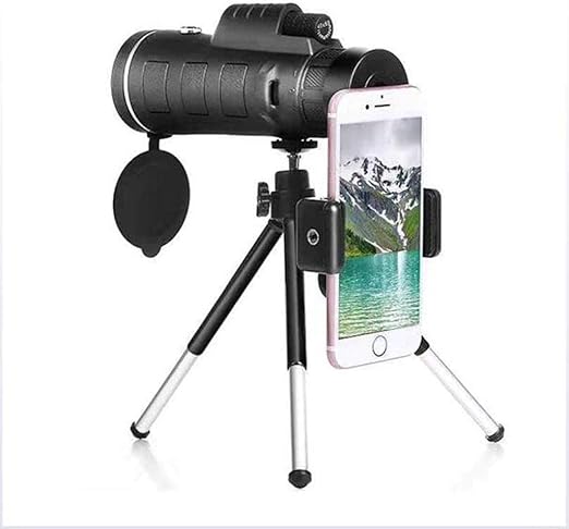 Amazon.com: Telescopes, HD 10X 40X60 Zoom Monocular Telescope Low Light  Night Vision Waterproof Telescope, Mobile Phone Monocular Telescope Camping  with Tripod: Home & Kitchen
