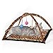 Cat Toy, PYRUS Cat Play Mat Activity Pet Kitten Padded Bed Cat Play Center with Hanging Toy Balls and Mice for Cats
