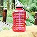 QuiFit Motivational Gallon Water Bottle - with Straw & Time Marker BPA Free Large Reusable Sport Water Jug with Handle for Fitness Outdoor Enthusiasts Leak-Proof(Hot pink,1 gallon)