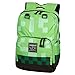 JINX Minecraft Creeper Kids School Backpack, Green, 18" primary