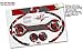 Skin Decal Wrap Compatible with Beats Studio 2 and 3 Wired and Wirelesss WraptorCamo Old School Camouflage Camo Red Skin Only Headphones NOT Included