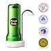 Ecosoft Countertop Water Filter System for Faucet Mount with Extra Filtration Cartridge - Green