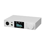 TOPPING DX5 II Hi-Res DAC & Headphone Amp Combo – Dual ES9039Q2M, X-Hybrid Amp, 10-Band PEQ, LDAC Bluetooth 5.1, 4.4mm Balanced & 6.35mm Headphone Output, Preamp Mode, 12V Trigger (Silver)