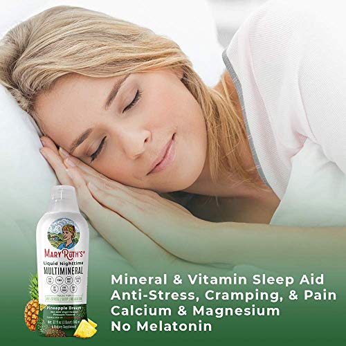 Nighttime Liquid Multimineral Supplement Sugar Free Natural Sleep