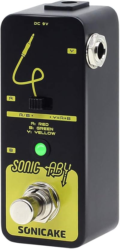 SONICAKE Sonic ABY Pedal Line Selector AB Switch Mini Guitar Effects Pedal