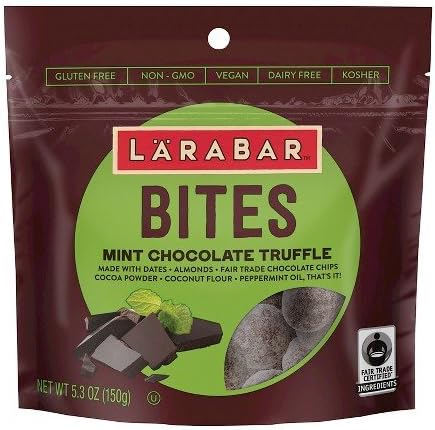 Larabar bites Mint Chocolate Truffle gluten free 5.3 oz one bag