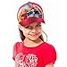 Disney Little Girls Princess Character 3D Pop Cap, Rapunzel, Cinderella, Ariel Princesses, Age 4-7 Pink