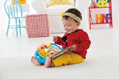 Fisher-Price Lernspaß, Liederbuch, Baby Musik Buch, Musikspielzeug für Babys, Elektronisches Kinderbuch, ab 6 Monate, Deutsche Version, CDH40 – Bild 7