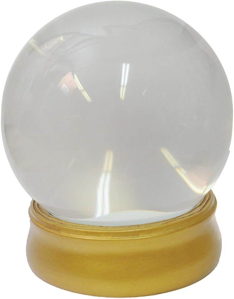 Crystal Ball With Golden Base Clothing