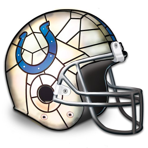 Officially Licensed Indianapolis Colts Helmet Accent Lamp by The Bradford Exchange