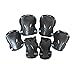 Leadpo Adult / Child Black Blue Color Knee Pads Elbow Pads Wrist Guards 3 In 1 Protective Gear Set For Multi Sports Outdoor Activities Mountain Bike Elbow Pads