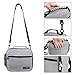 Insulated Lunch Bag,JIESI Adult Lunch Box With Adjustable Shoulder Strap,Cool Bento Bag for Office , School , Picnic(Grey)