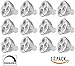 12 Pack - Sunco Lighting 6W LED MR16 Bulb, Dimmable, 375 Lumens, 3000K Warm White, 45 Degree Beam Angle, GU5.3, Landscape, Track Lighting, Reccesed, 50Watt Halogen Equivalent, Super Bright