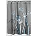 iDesign Thistle Wide Fabric Shower Curtain for Master, Guest, Kids', College Dorm Bathroom, 72