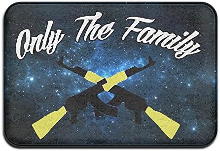 OTF AK47 Script Doormats Entrance Rug Floor Mats Doormats Floor Mat 15.7"23.6"